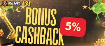 Bonus Cashback 5%